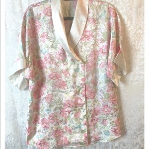 Vintage floral kimono